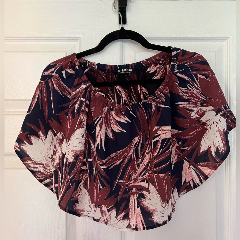 Floral Crop Top (Fashion Nova)